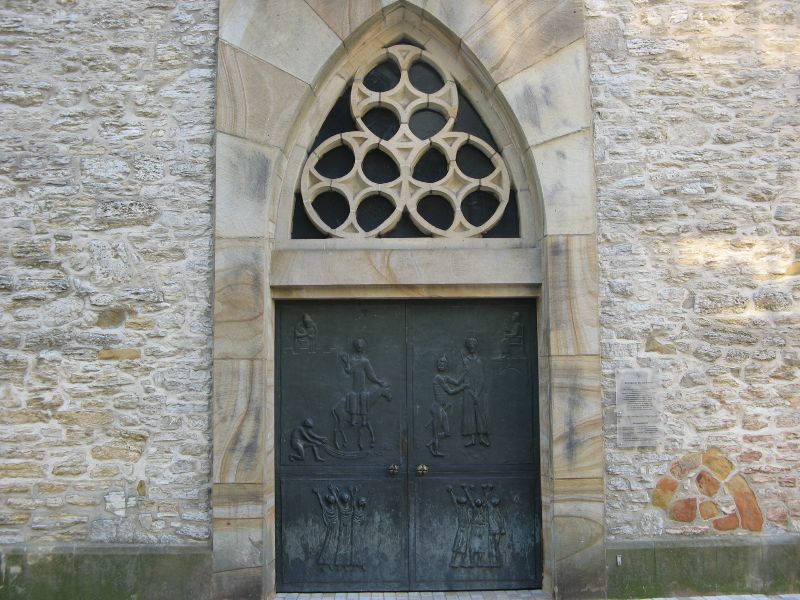 Portal der Ev. Altstädter Nicolaikirche