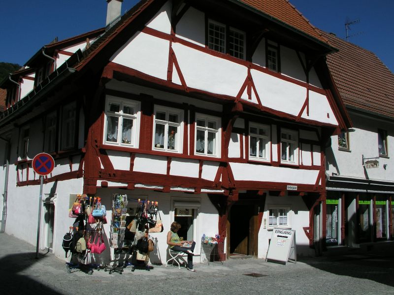 Blaubeuren, Laden in der Klosterstraße