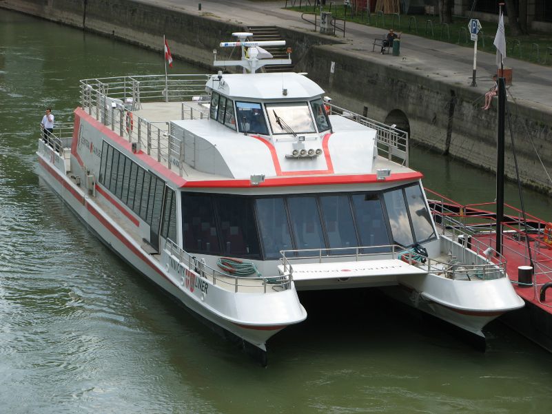 Twin City Liner, das Schnellboot zwischen Wien und Bratislava