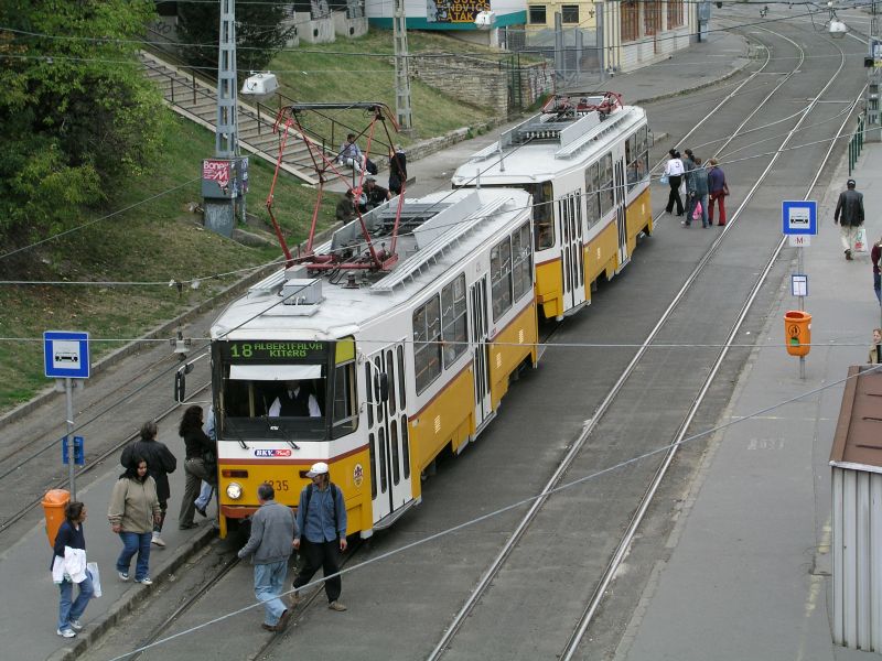 Straßenbahn am Moskau-Platz