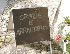 Grazie und Arrivederci in Caviano