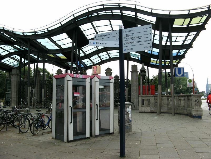 U-Bahn Station der Linie 3 in St. Pauli