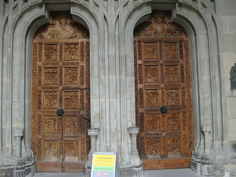 Portal des Münsters in Konstanz