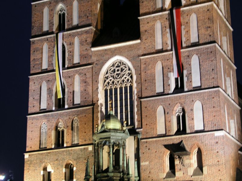 krakau-mariendom-nacht