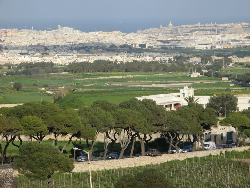 Malta, Blick von Mdina bis Valetta