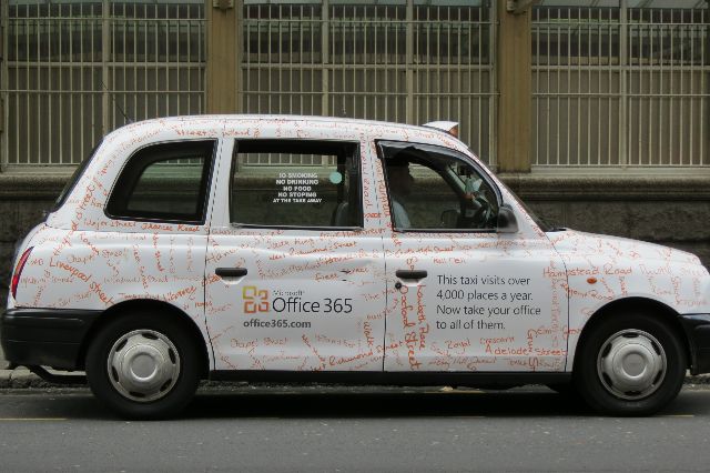 Britisches Taxi