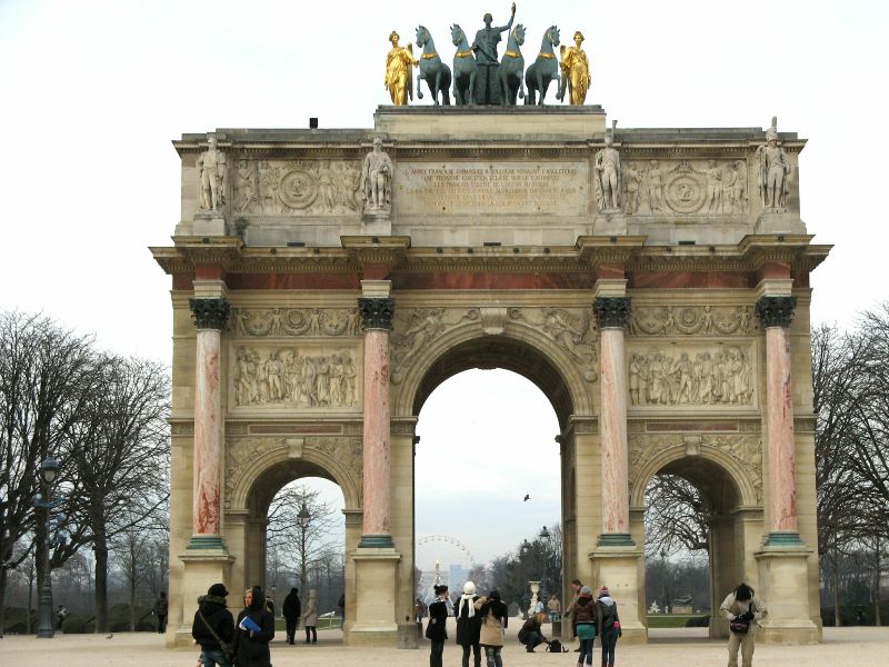 Arc du Carrousel, Kleiner Triumphbogen beim Louvre