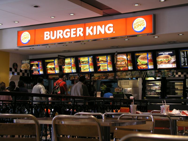 Burger King an der Via del Tritone in Rom