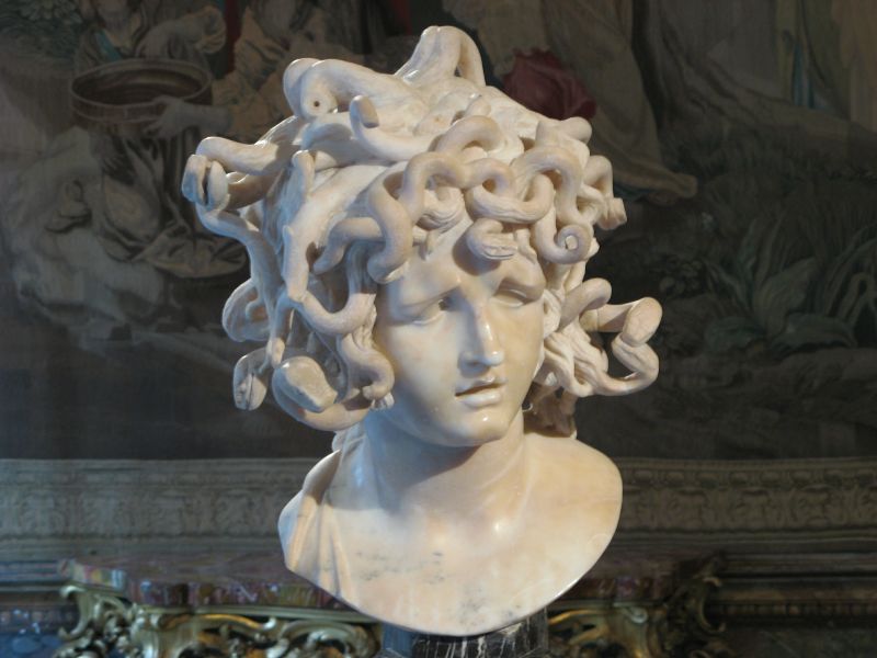 Bellinis Medusa in den Kapitolinischen Museen