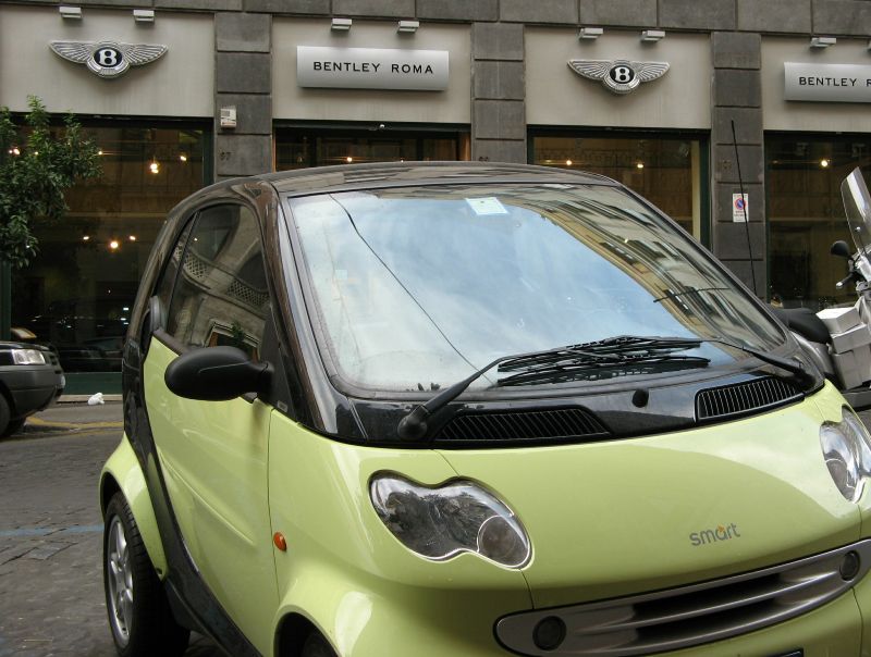 Smart, das beliebte Stadtauto Roms