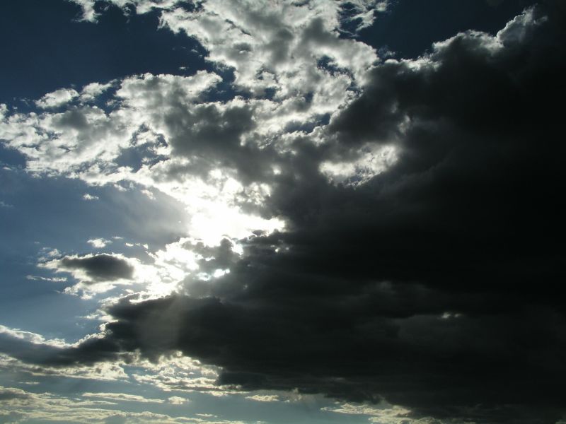 Regenwolken über dem Bryce Canyon
