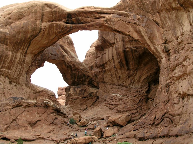 Double Arch im Arches National Park Utah