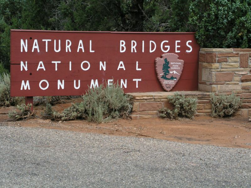 Eingang zum National Bridges National Monument