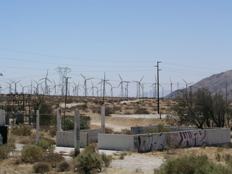 Windkraftwerke in Palm Springs